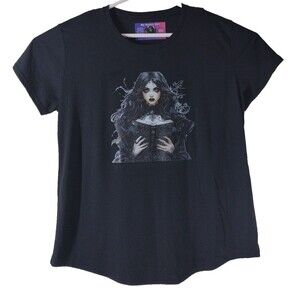 My Gothic Girl T Shirt Women's 2XL Black Whimsygoth Book Goth Girl Dark Fashion